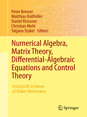cover image of Numerical Algebra, Matrix Theory, Differential-Algebraic Equations and Control Theory